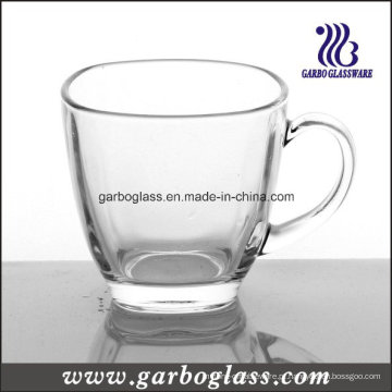 Caneca de café de vidro transparente com 7 oz